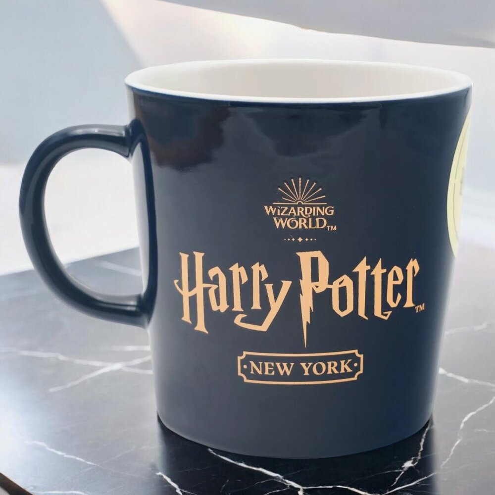 Harry Potter New York Exclusive Blue Gold Ravenclaw Coffee Mug 540ml